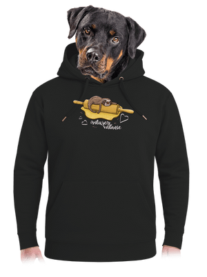 Milujem váľanie unisex mikina premium Dark Black