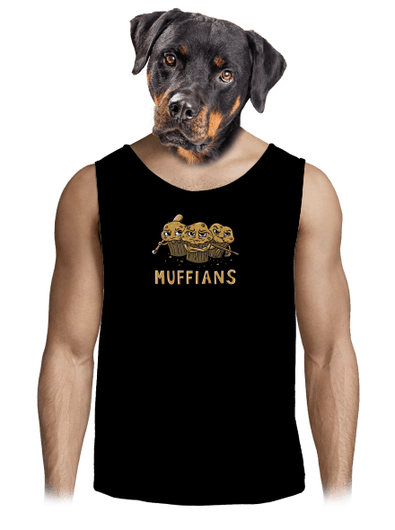 Muffians pánske tielko Black