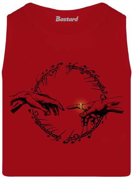 God of ring pánske tielko Red