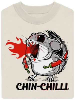 Chinchilli unisex mikina bez kapucne Off White