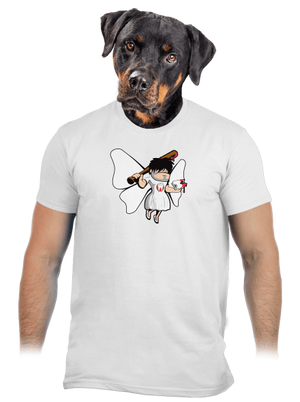 Zúbková víla pánske tričko White