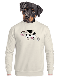 unisex mikina bez kapucne