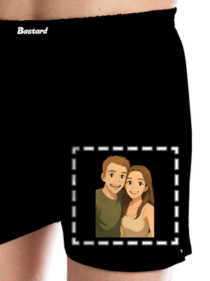 Ghibli efekt z vlastnej fotky pánske trenky Black