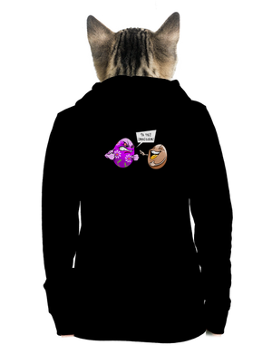 Zmaľujem ťa dámska mikina na zips Black