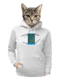 dámska mikina klokanka