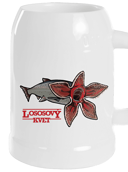 Lososový kvet polliter White