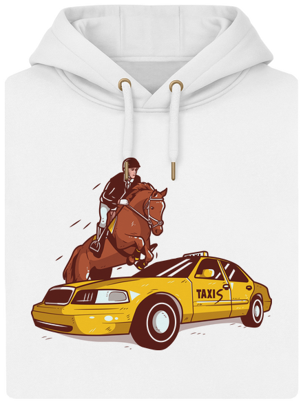 Taxis unisex mikina premium Snowwhite