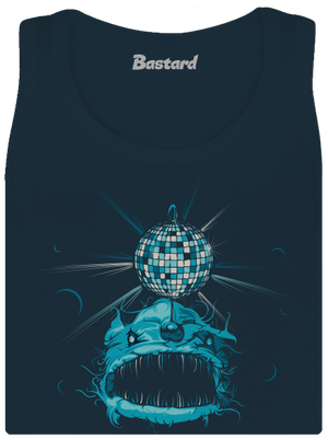 Morský discočert dámske tielko klasické Navy