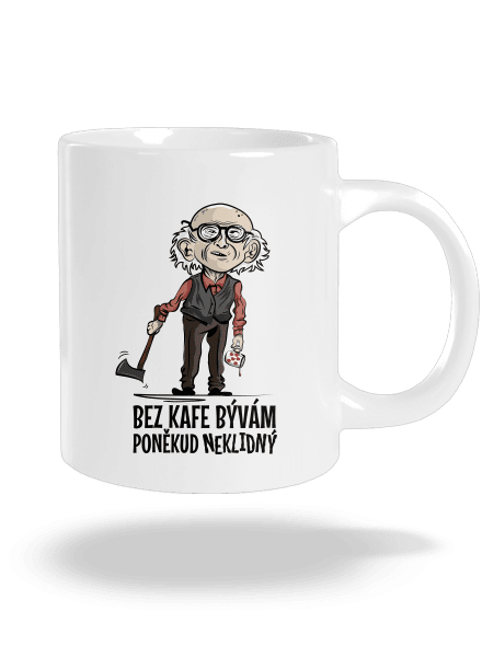 Neklidný bez kafe veľký hrnček White