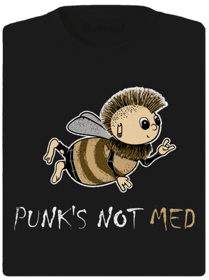 Punks Not Med dámske športové tričko Black