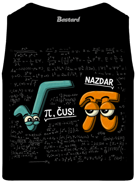 Pí, čus! pánske tielko Black