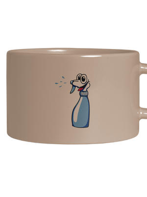 Orchidea a rozprašovač hrnček makronka Brown Macaron