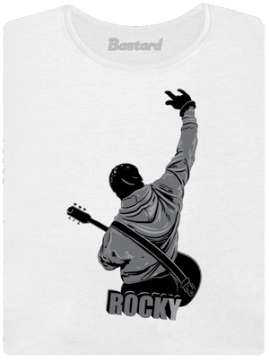 Rocky dámske tričko s lemom White