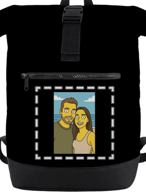 Simpsonovi z vlastnej fotky batoh Black