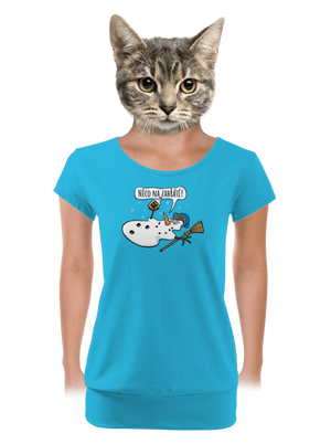 dámske tričko s lemom