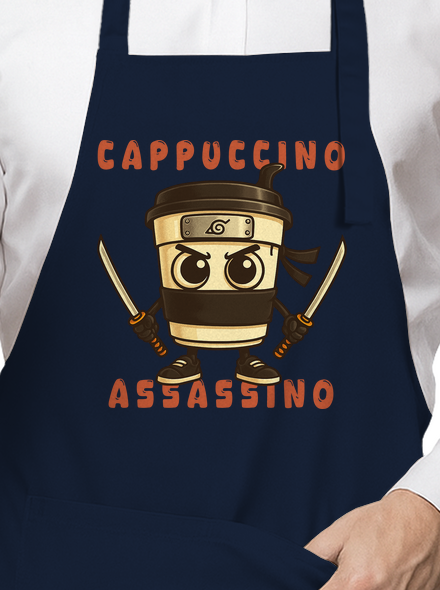 Cappuccino Assasino – Italian Brainrot zástera Navy