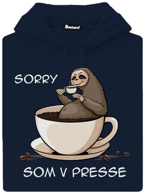 V presse pánska mikina klokanka Navy