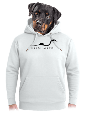 Nájdi mačku unisex mikina premium Snowwhite