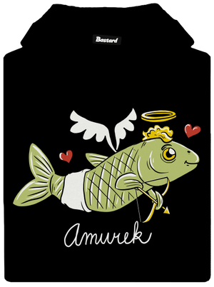 Amurek dámska mikina klokanka Black