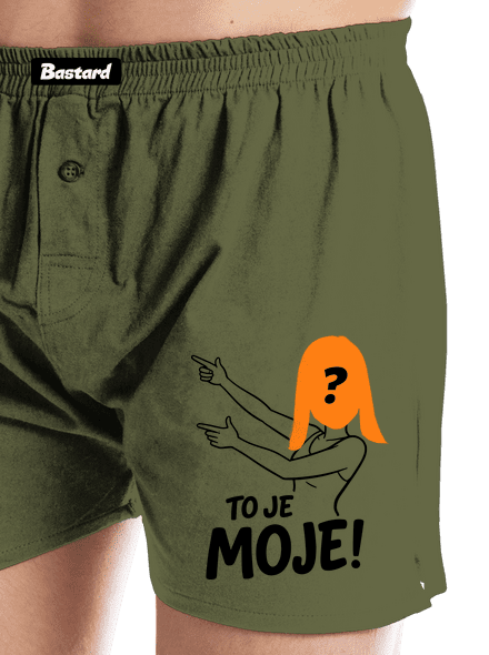 To je moje so ženou pánske trenky Khaki