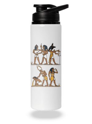 Egyptská párty flaša na vodu White