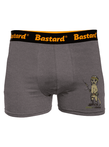 Surikata boxerky Gray Melange