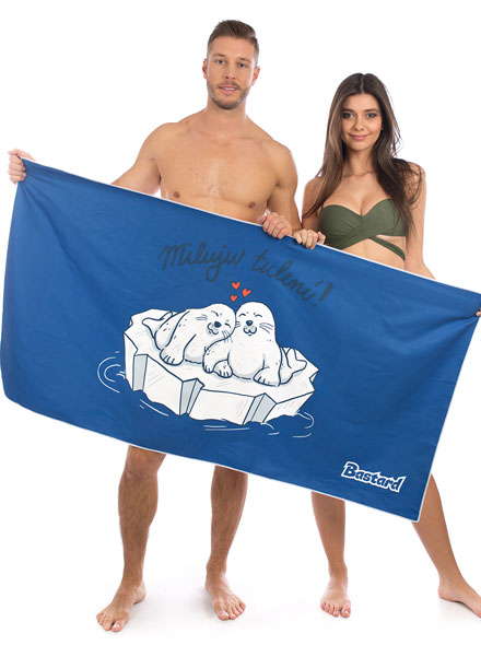 Miluju tulení rýchloschnúca osuška