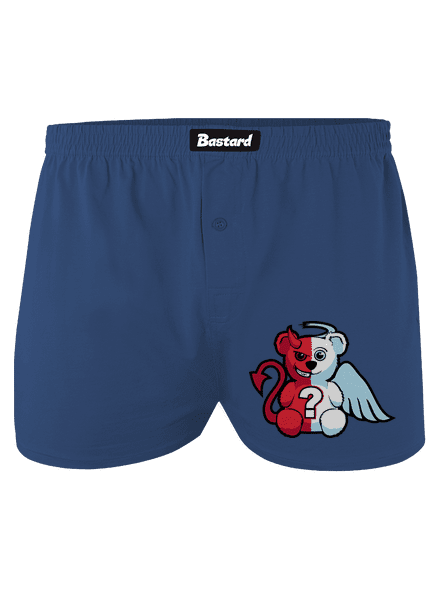 Anjel vs. diabol pánske trenky Blue