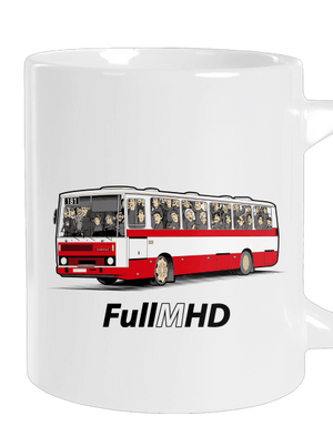 Full MHD veľký hrnček White