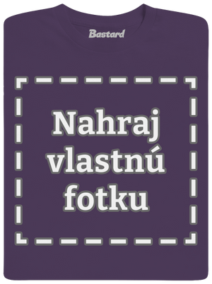 Vlastná potlač pánske tričko Urban Purple