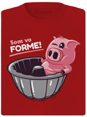 Vo forme dámske športové tričko Red Mal