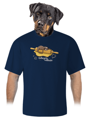 Milujem váľanie unisex tričko oversized Midnight Blue