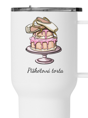 Piškótová torta termohrnček White