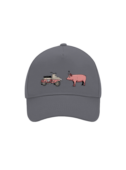 Prasata šiltovka baseballka Graphite grey