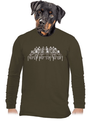 Cimrman: Debil, blbeček pánske dlhý rukáv Urban Khaki