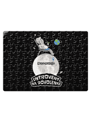 Introvert na dovolenke puzzle White