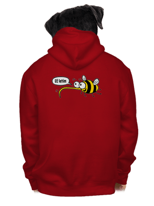 Chcem už len teba pánska mikina na zips Red