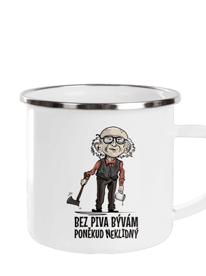 Neklidný bez piva plecháčik White