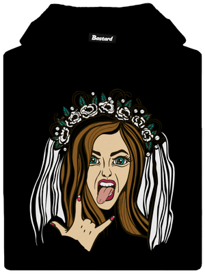 Rozlúčka so slobodou dámska mikina klokanka Black