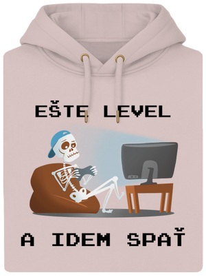 Ešte level unisex mikina premium Rose Chalk