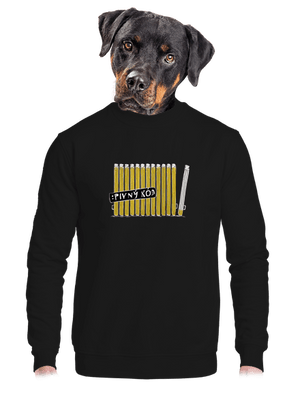 unisex mikina bez kapucne