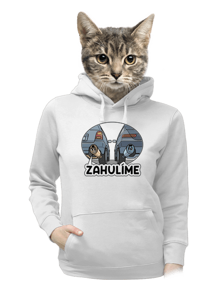 Zahulíme dámska mikina klokanka White