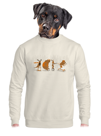 unisex mikina bez kapucne