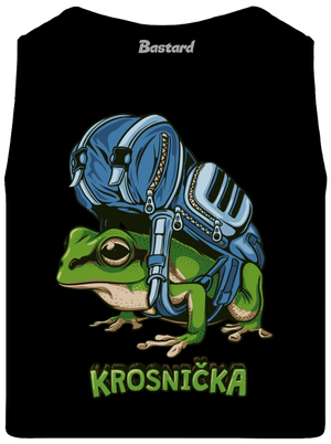 Krosnička pánske tielko Black