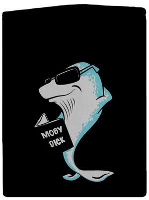 Moby Dick dámska mikina na zips Black