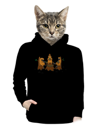 dámska mikina klokanka