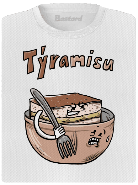 Týramisu dámske športové tričko White