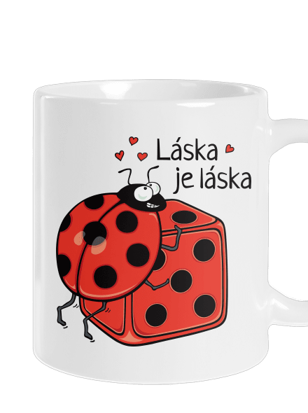 Láska je láska klasický hrnček White