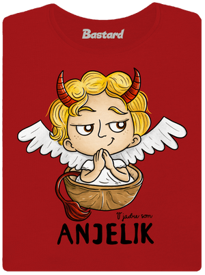 Anjelik dámske tričko prémium Red Mal