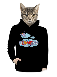 dámska mikina klokanka